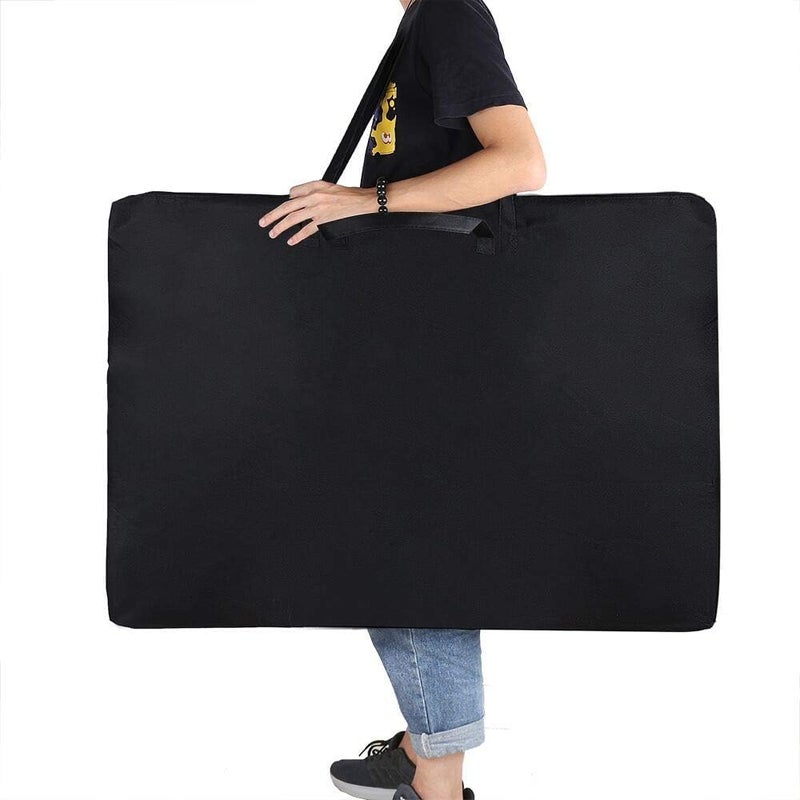 Vazkequ Large Size Art Portfolio Tote with Nylon Shoulder,24"X 36"Light Weight Waterproof Poster Board Storage Bag, Drawing Painting Sketch Bag for Student Art Work Portfolio and Artist - Image 5